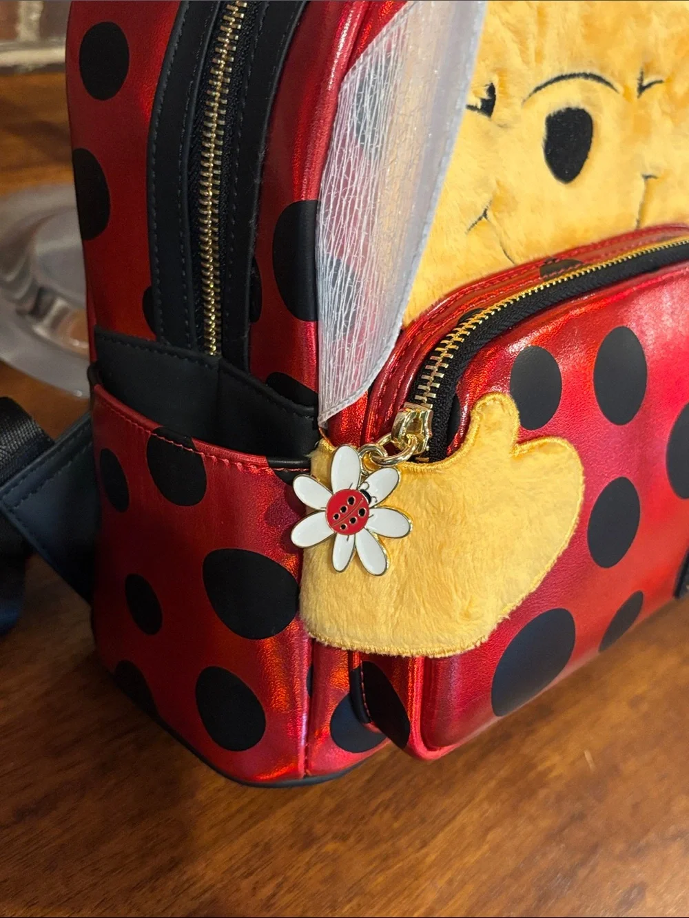 Loungefly Disney Winnie thePooh Ladybug Halloween Costume Mini Backpack